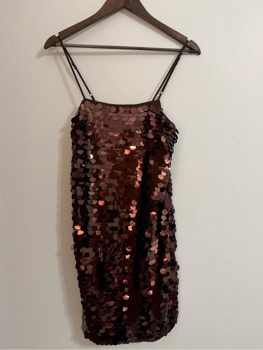 Brown Sequin Dress